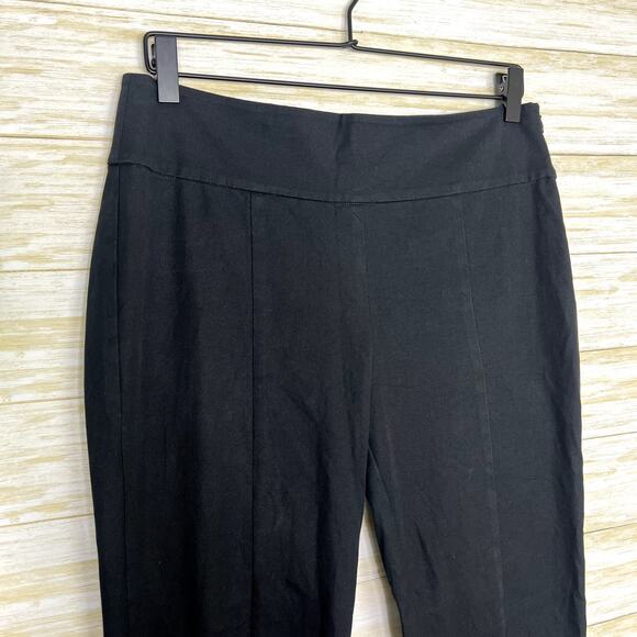 Eileen Fisher Organic Cotton Side Zip Trouser Pants - Picture 2 of 8